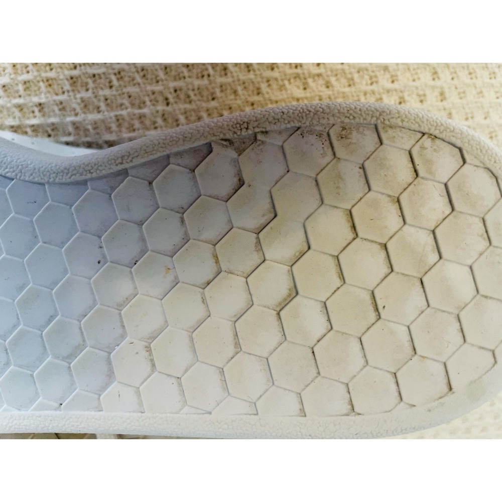 Adidas Advantage Womens Sneakers White Pink Low Top Tennis Shoes Size 8.5 - Picture 7 of 12